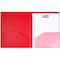 JAM Paper Heavy Duty Plastic 10-Pocket Folder, 2ct.